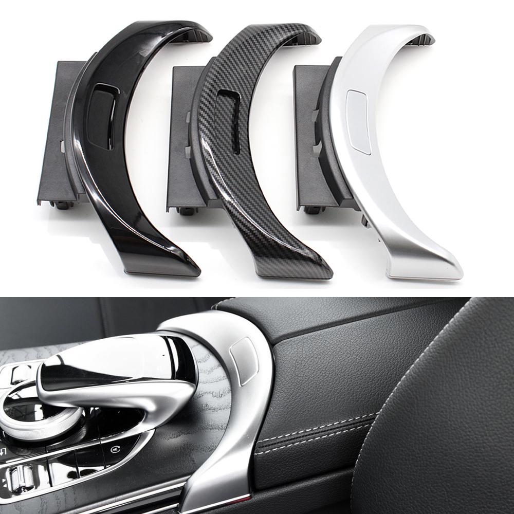 Central Console Armrest Storage Box Switch Button Cover For Mercedes BENZ C Class