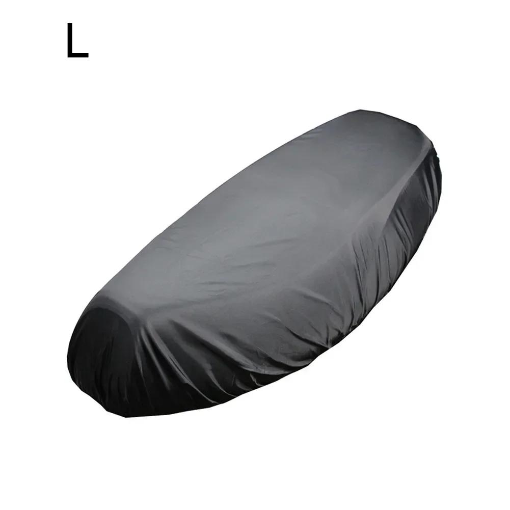Motorcycle Rain Seat Cover Flexible Waterproof Saddle Cap 210D Oxford Cloth Moto Seats Sleeve Sun Sown Protect Seat Cap 45-70cm