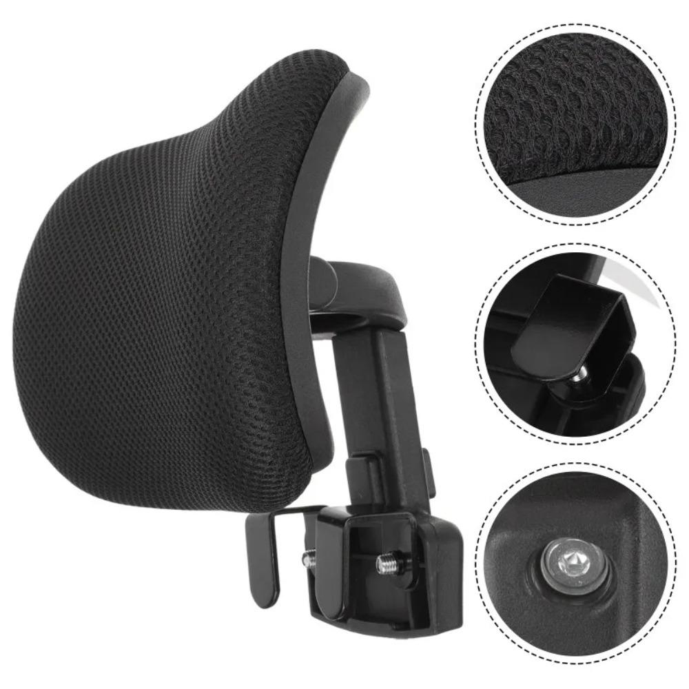 Black Lift Headrest Plastic Office Chair Head Pillows Computer Chair Headrest  Neck Protection