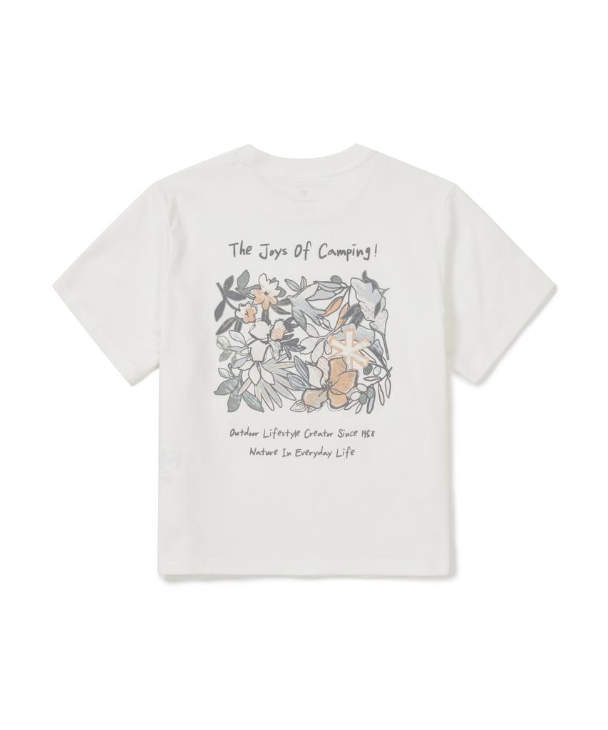 SNOWPEAK APPAREL Женская тропическая футболка с коротким рукавом из Sorona (S26Mwfts71) Белый с оттенком