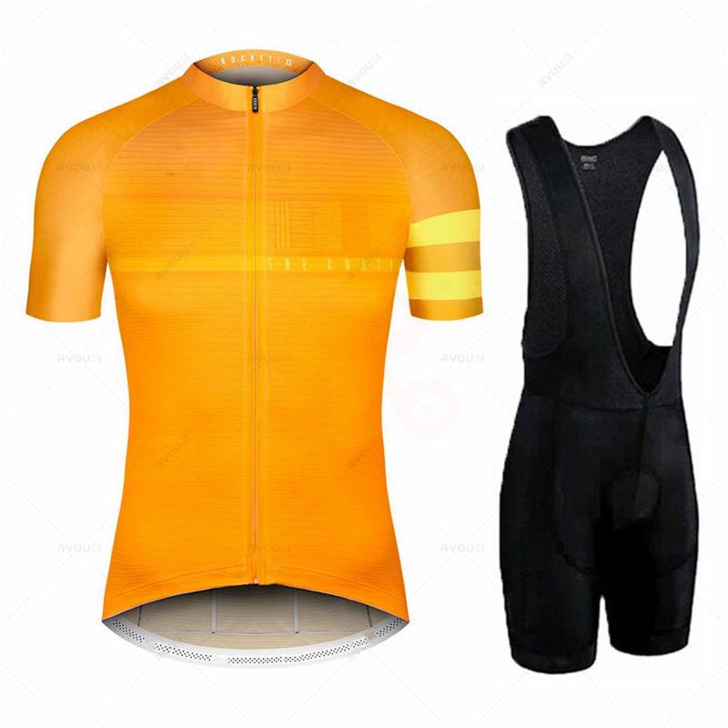 New Team Summer Cycling Jersey Set Breathable Racing Sport Mtb Bicycle Jerseys Men's Clothing Maillot Ciclismo Hombre