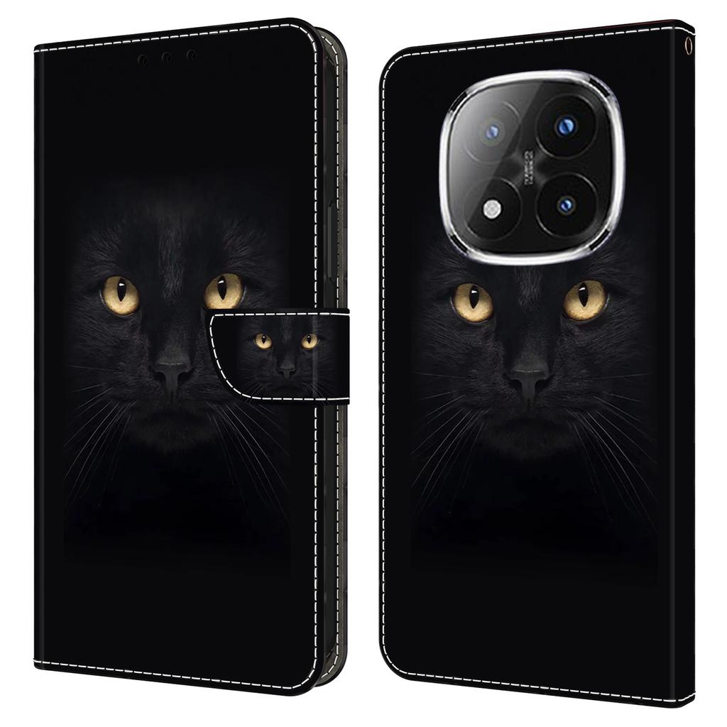 For Xiaomi Redmi Note 14 Pro+ 5G Case Magnetic Clasp 3D Pattern Leather Wallet Phone Cover