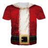 Funny Christmas T-Shirt Men Top 3D Muscle Print Tee Short Sleeve O Neck Streetwear Male Oversized Shirts Casual Harajuku Clothes