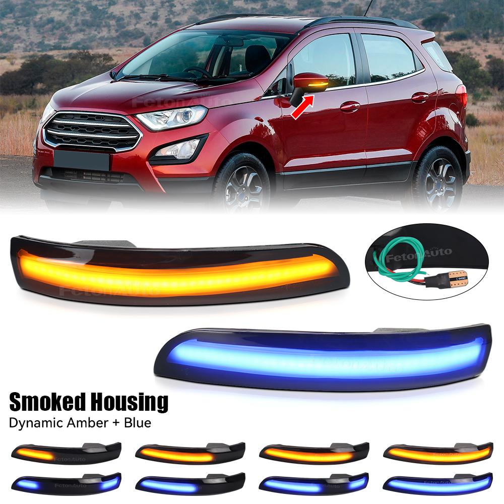 Quality LED Mirror Sequential Turn Signal Lights for Ford Kuga Focus 3 Escape EcoSport Brightness New Dynamic Indicator Lamps