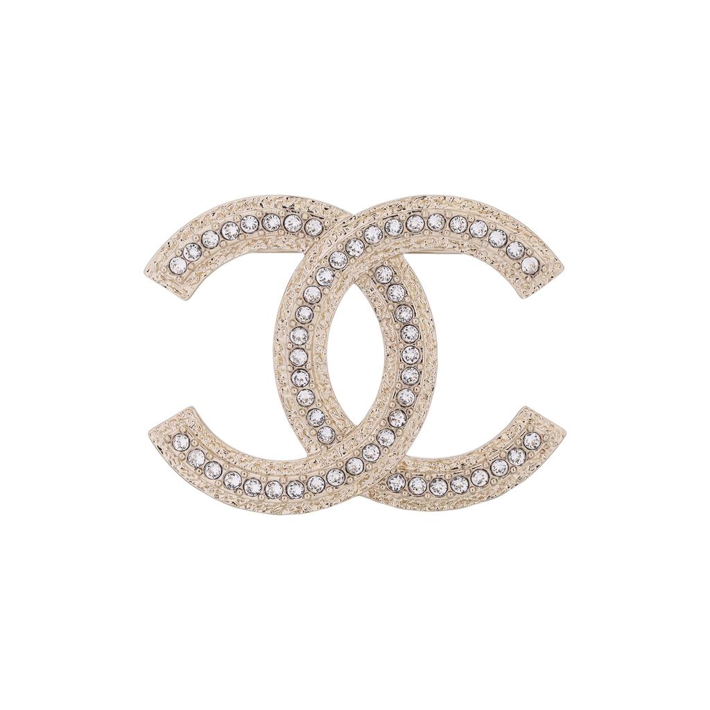 CHANEL Metal & Strass Brooch ABA226-B10374-NM708