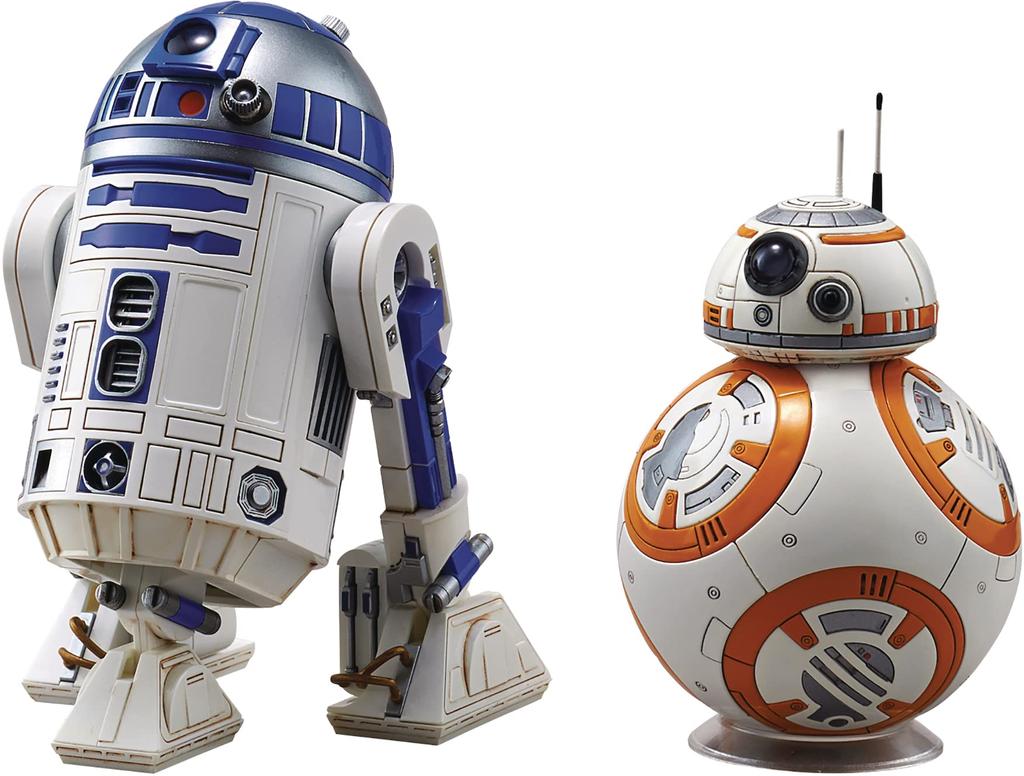 Пластиковая модель BB-8 и R2-D2 из вселенной Звездных войн 1/12