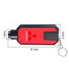 1Pcs Car Window Breaker Hammer, Seatbelt Cutter with Keychain Emblems For Mitsubishi Lancer ASX Mirage Pajero Xpander Attrage