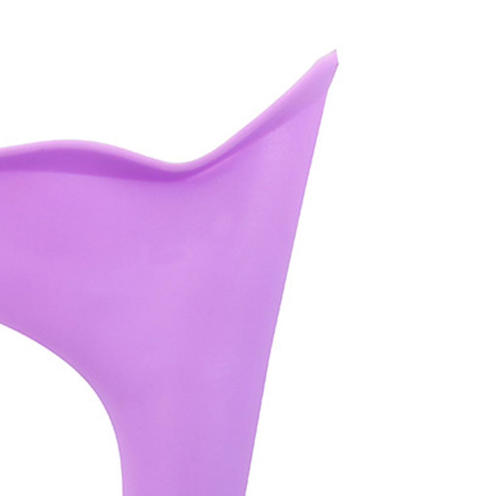 Женский портативный писсуар для полевых условий, аварийный писсуар TPR, устройство для женского мочеиспускания, фиолетовый