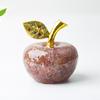 Скульптура яблока из смолы и кристалла для современного декора стола Подарок коллегам