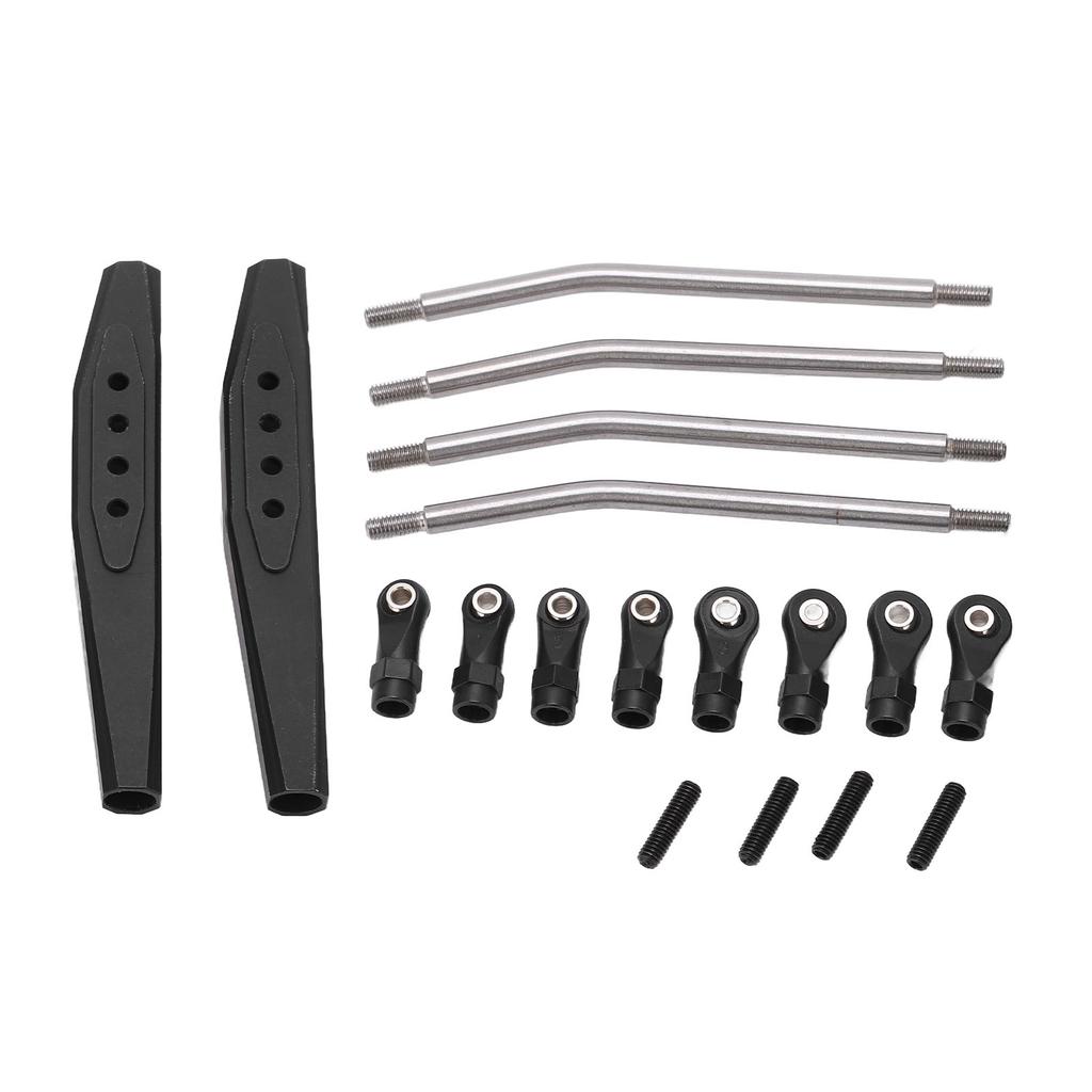 Металлические задние рычаги RC с подвеской, тяги для Axial RR10 90048 90053 RC CarЧерный