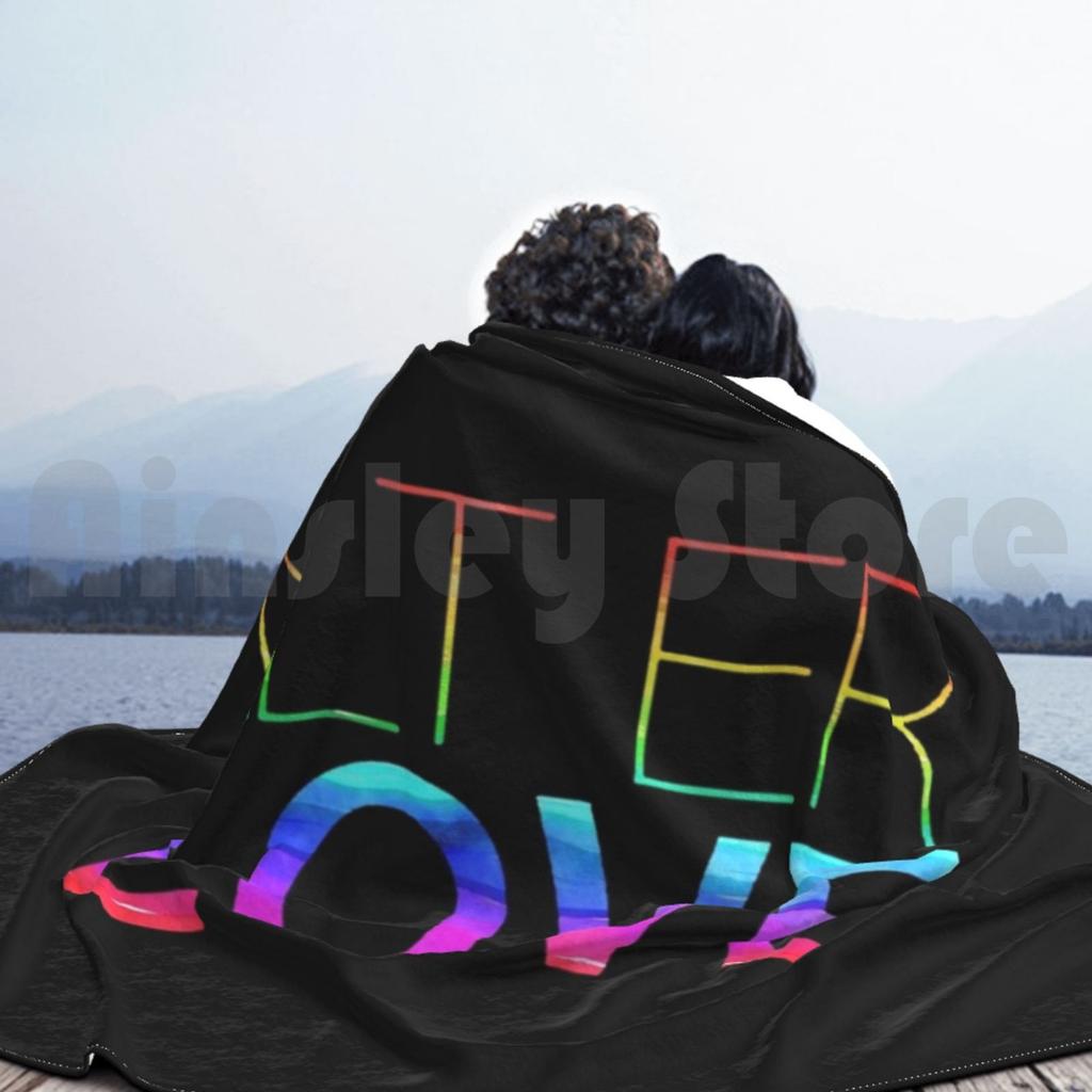 Alt Er Love Радужное одеяло Супермягкое Теплое Легкое Тонкое Skam Швеция Италия Франция Нидерланды Печать Итальянский Джон ТВ Оригинальное шоу