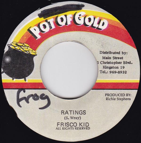Пластинка 7 дюймов FRISCO KID - Рейтинги НЕТ Pot Of Gold Ямайка Регги Ска Даб Б/у