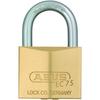 ABUS Brass Padlock EC75/60 ??KD Dimple Cylinder, Loose Number
