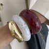 Ingemark 3 Стиля Креативный Наращиваемый Смола Акрил Толстый Браслет для Женщин Винтажный Металлический Пружинный Браслет Гранж Украшения Стимпанк