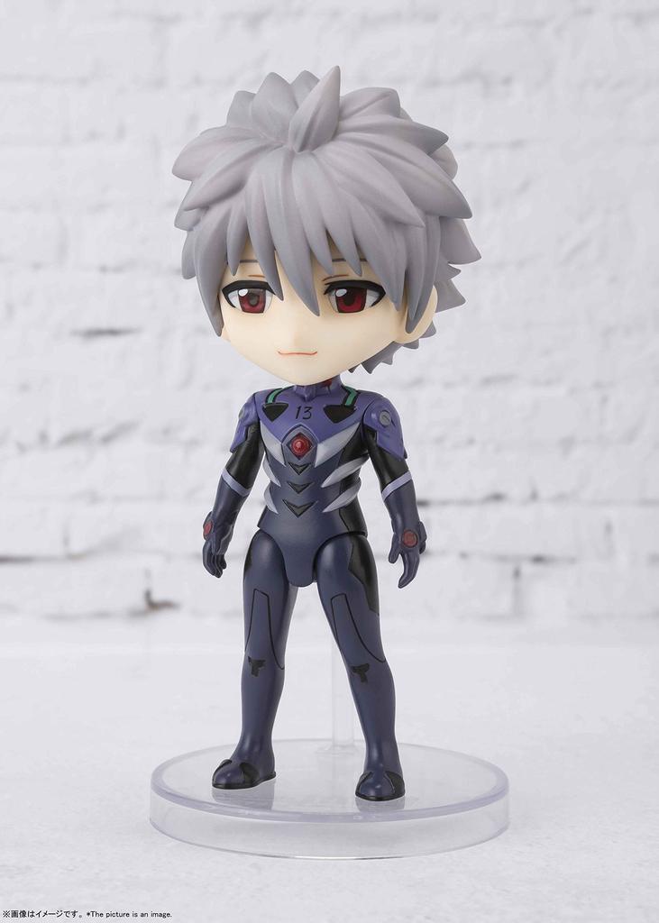 TAMASHII NATIONS Figuarts mini Evangelion Каору Нагиса примерно 90 мм окрашенная подвижная фигурка из ПВХ и АБС