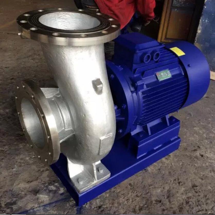 IHW Type 304 Stainless Steel Horizontal Centrifugal Pipeline Pump ISWH80-315 for Air Conditioning Circulation