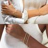 Bracelets for Women, Jewelry Sets for Women Cute Tennis Beaded Bracelets for Women Cuban Link Paperclip Chain Dainty Bracelet Pack Gifts for Women