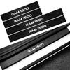 4Pcs Car  Door Threshold Sill Carbon Fiber Sticker Protect Decals Accessories For Dodge Durango Dakota SXT Nitro Ram SRT Charger T666
