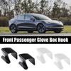 2 шт. Крючок для перчаточного ящика для Tesla Y 2023 2022 2021, органайзер для перчаточного ящика, держатель для хранения, подвесная сумка, вешалка для маски, аксессуары