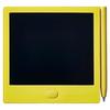 Kingjim Electronic Memo Pad Boogie Board 3.9 Inch Sticky Size Compact Model Battery Replaceable BB-12 Yellow