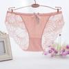Trendy Women Underpants Low Waist Cooling Elastic Pure Color Lady Briefs for Inner Wear