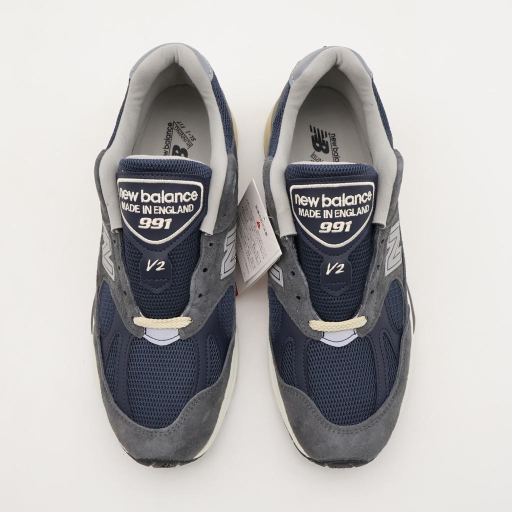 U991GG2 New Balance 991V2 Gray Navy (Men's)