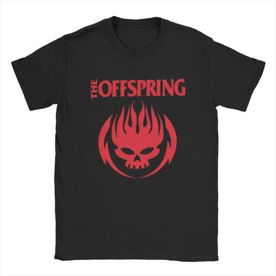 Панк The Offspring Смешная футболка для мужчин Смешная женская хлопковая футболка 2025 Футболка с коротким рукавом Принт Топ Летняя одежда