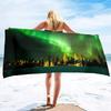 Полотенца для бассейна Aurora для взрослых, Впитывающие, Не оставляющие песка, Легкие пляжные полотенца, Микрофибровое пляжное полотенце, Большого размера для пляжа