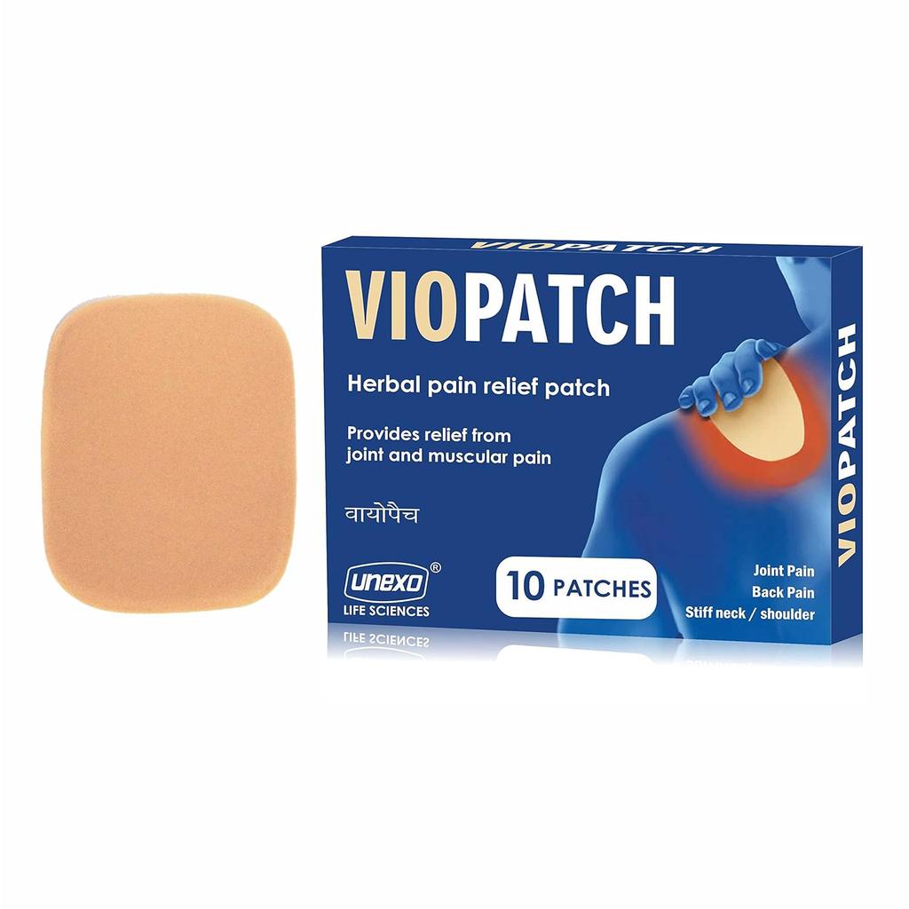 Пластыри для снятия боли в суставах и мышцах (10 шт), Herbal Pain Relief Patch from Joint and Muscular Pain (10 pcs), Viopatch