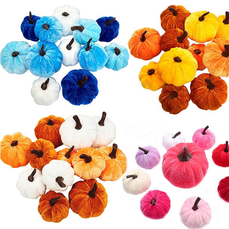 Artificial Foam Ornaments Soft Stuffed Pumpkin Simulated Pumpkin Sets Pumpkin Sets Ornament