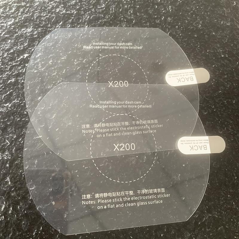 Видеорегистратор Para 70mai Omni X200 Cames Inteligentes De Filme E Adesivos Estáticos X200 Carro DVR 3M Porta-Películas, 2 шт.