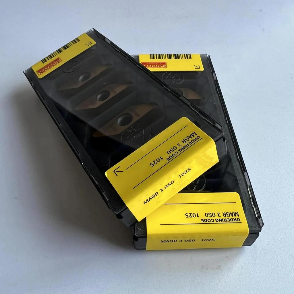Оригинальная Sandvik / MAGR3050 1025 / Твердосплавная пластина для токарного станка с ЧПУ 10 шт.