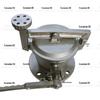 Double-Sealed Stainless Steel DN100/4-Inch Sight Glass Ball Valve for Oil Depot