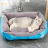 Square Dog Bed Sofa Warm Kennel Pet Cat Nest Square Big Dog Cushion Soft Cat Winter Sleeping Bed for Cat