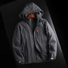 Jacket Fleece and Cotton Thermal Jacket Outdoor Casual Top Windproof and Waterproof