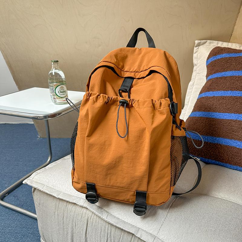 Student Schoolbag Fashionable Spring New Class Large Capacity Multi-pocket Neutral Style Men's and Women's Commuting Travel Backpack