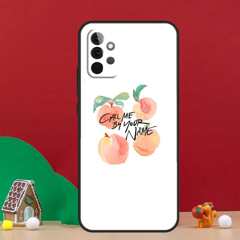Чехол 'Назови меня своим именем' Эстетика Для Samsung Galaxy A54 A06 A16 A26 A36 A56 A53 A32 A52 A33 A13 A55 A35 A15 A14 A34 A17