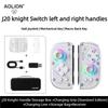 Беспроводной геймпад Aolion J20 Knight с левым и правым переключателями, джойстиком на датчиках Холла, датчиком движения, настраиваемый для аксессуаров Nintendo Switch Joy-Con