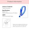Cat Dog Universal Collar Adjustable footprint Pet Collar with Bell and PP Material Separator Reflecting Safety Bucket Solid Safe