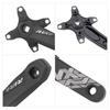 RIRO Mountain Bike Crankset, Square Hole, 10/11-Speed, 104BCD, Positive/Negative Tooth, Single/Double Disc