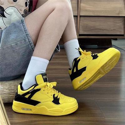 Дофаминовые кроссовки на воздушной подушке женские модные летние новые пара с язычком чувство дизайна студенческие универсальные повседневные кроссовки