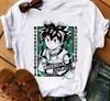 Japanese Anime My Hero Academia Graphic Print T Shirt Fashion Casual Crew Neck Short Sleeve Plus Size T Shirt Unisex