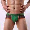 Elastic Mesh Breathable Men Boxer Underpants Sexy Low Waist Convex Underwear