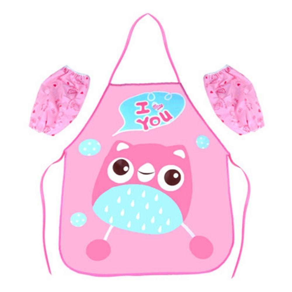 Фартук с рисунком из мультфильмов, комбинезон с героями мультфильмов, многоразовый детский фартук, кухонные принадлежности