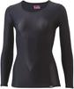 STB Underwear Long Sleeve Shirt STBA1513 Black M Women's U-Neck 007