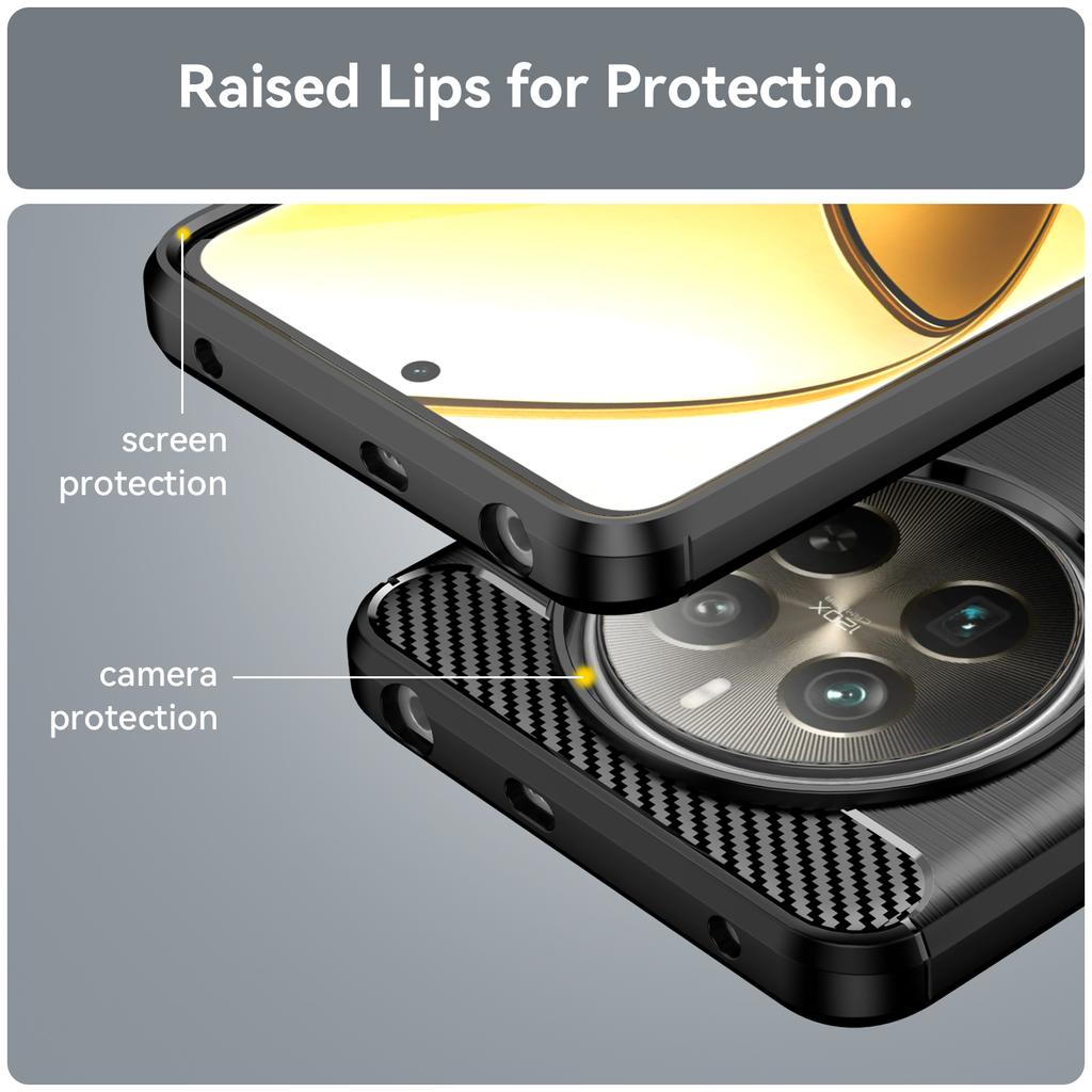 Для чехла Realme 12 Plus Для чехла Realme 12+ 6,67 дюйма Противоударный Мягкий Силиконовый Защитный Бампер Для Realme 12+ 12 Plus Fundas