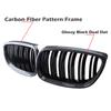 Rhyming Front Bumper Kidney Grille Dual Single Slat Grill Fit For BMW 3-Series E92 E93 M3 Coupe 2006 - 2010 Car