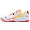 New LiNing Cushioning Anti Slip And Wear Resistant Low Top Training Shoes Unisex White Red Yellow APTT005-2