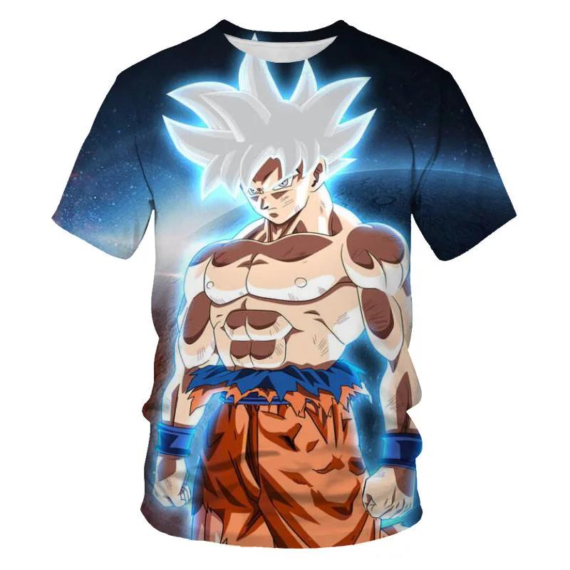 Anime Dragon Ball Son Goku 3D Print Kids Summer Fashion Casual Unisex Children's Clothing Tshirt Tops