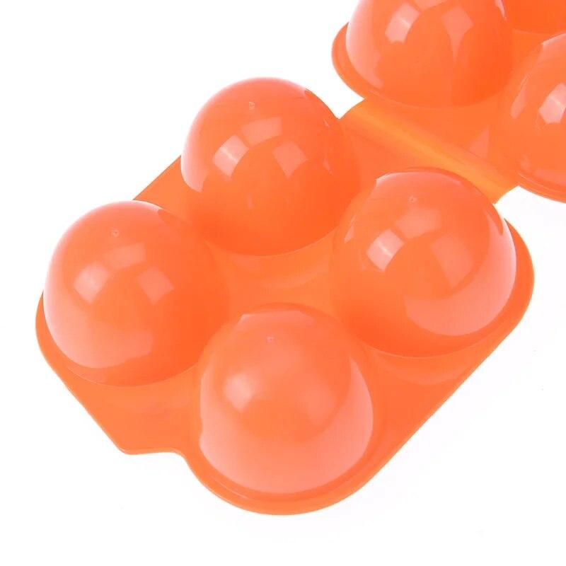 Портативная переноска для кемпинга, чехол для 4 яиц, кухонный удобный контейнер, коробка для хранения яиц, контейнер для пеших прогулок на открытом воздухе